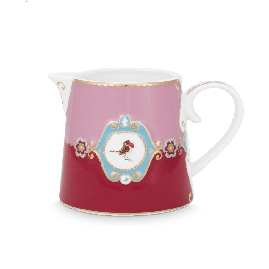 Love Birds סט 4 חלבון 270 מ"ל אדום-ורוד