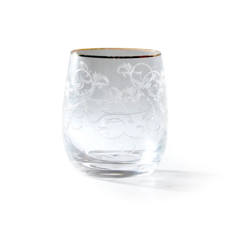 6 כוס מים Nostalgy 250ml פס זהב (RN3705258250)