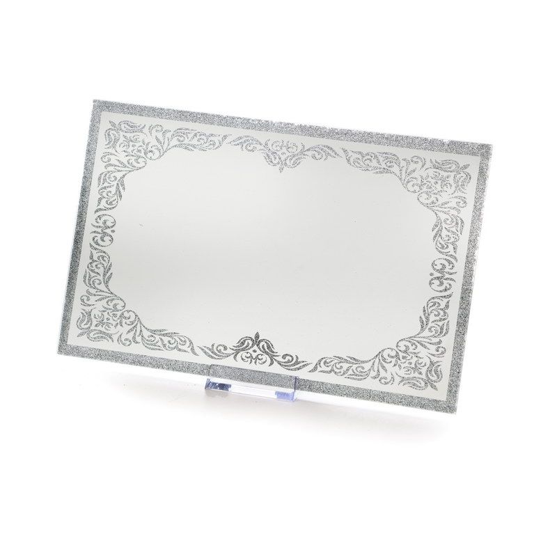 מגש מראה עיטור במסגרת 27/17 ס"מ