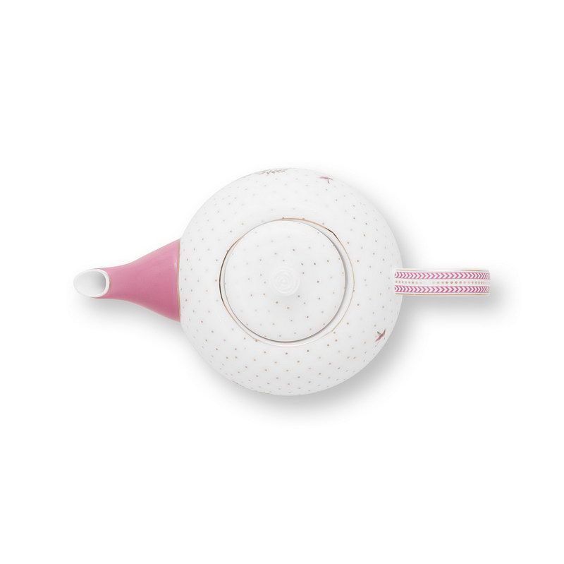 Jolie Dots קנקן תה 1.6 ליטר ורוד-זהב