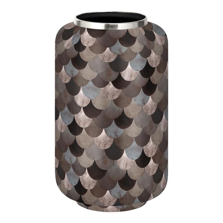 אגרטל אמייל Moca Shell גובה 35 קוטר 21 ס"מ ברזל