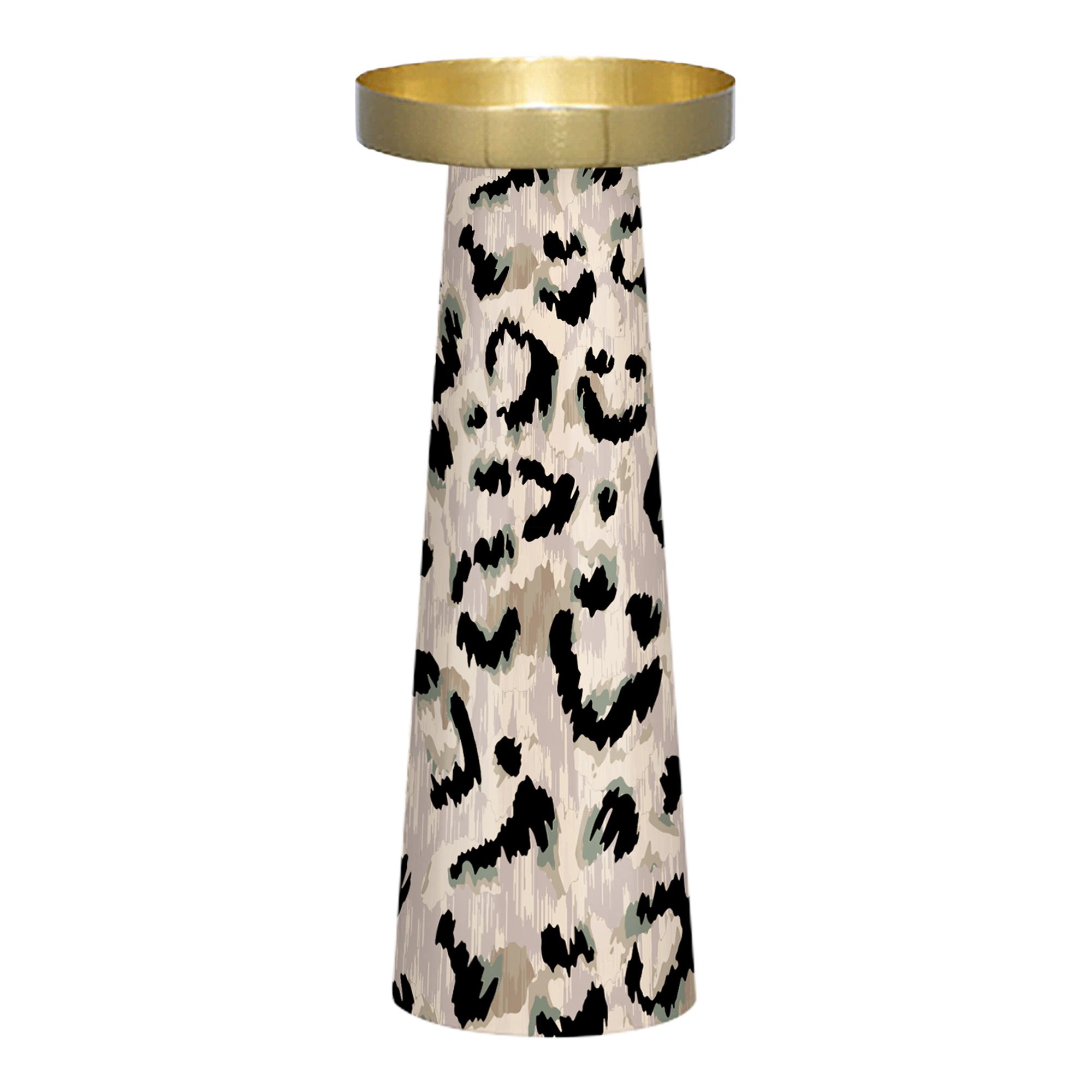 פמוט אמייל Spots גובה 27 קוטר 11 ס"מ ברזל