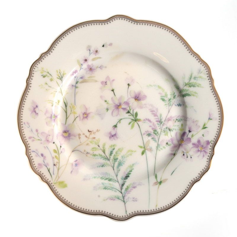 סט 6 צלחות עוגה Lily לילך New Bone China
