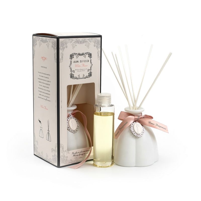 סט 4 דיפיוזרים ריחניים 120 מ"ל WHITE FLOWER