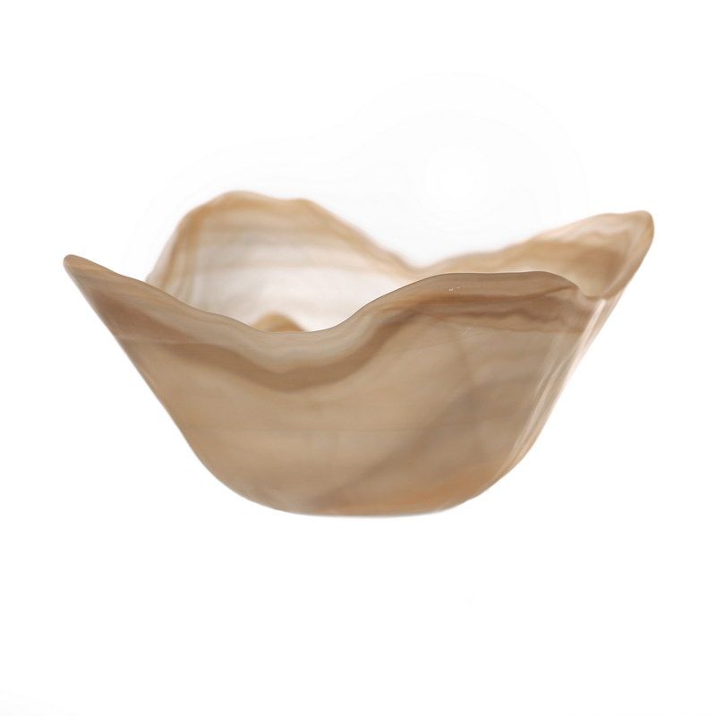 Ella amber סט 6 ליפתניות זכוכית קוטר 10.5 עומק 5.6 ס"מ