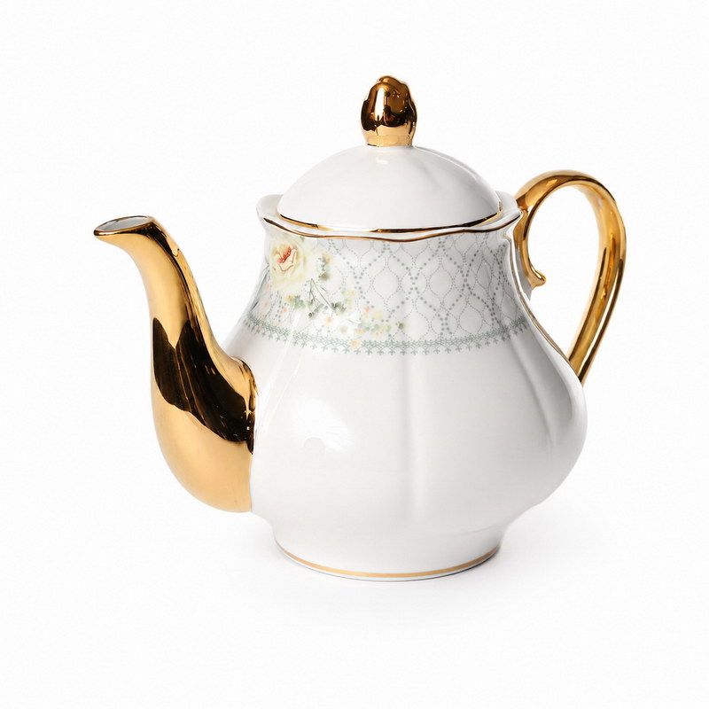 קנקן לתה Alberta ירוק/אפור 1100 מ"ל New Bone China
